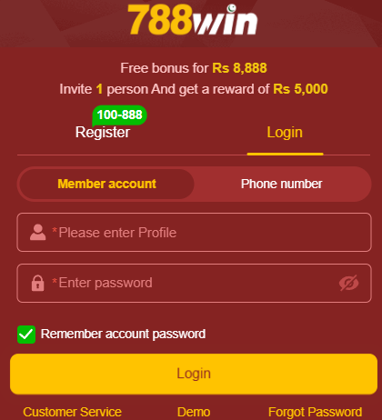 788Win Game  login