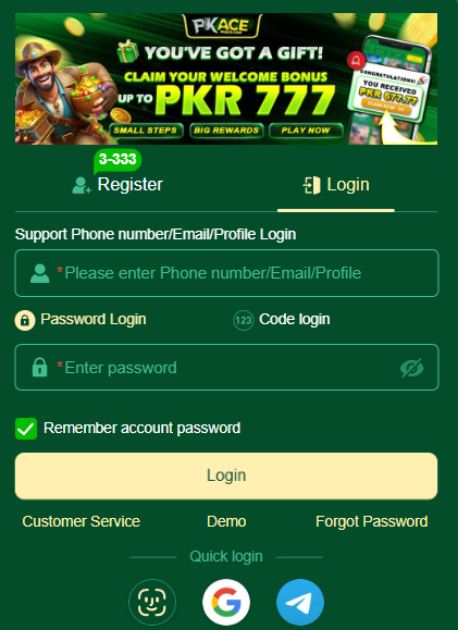 PKACE Game Login