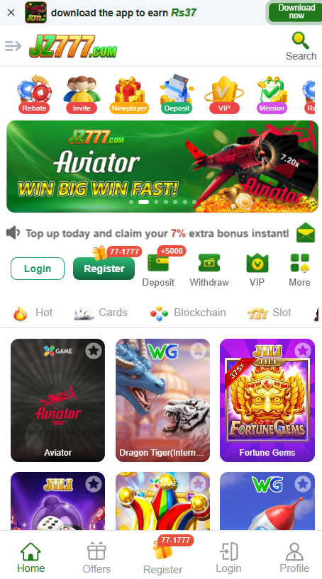 JZ777 Game Download Free (Latest Money Earning App) in Pakistan 2026