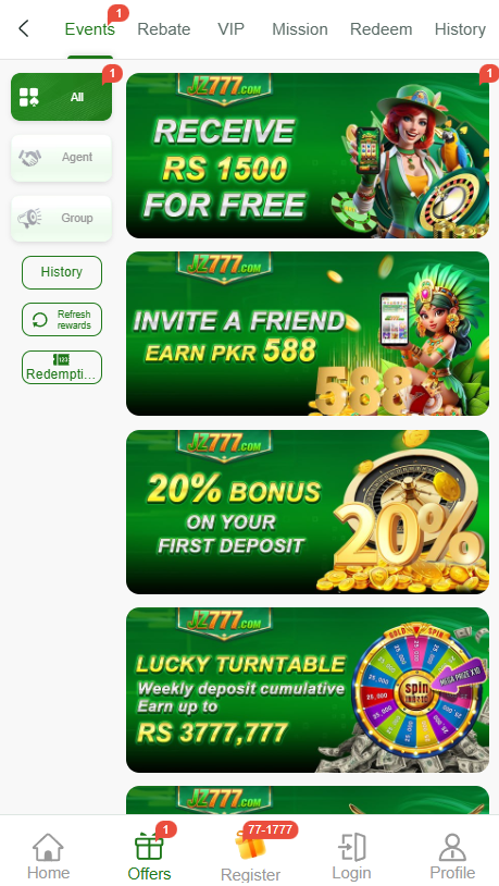 JZ777 Game Download  earn bonus