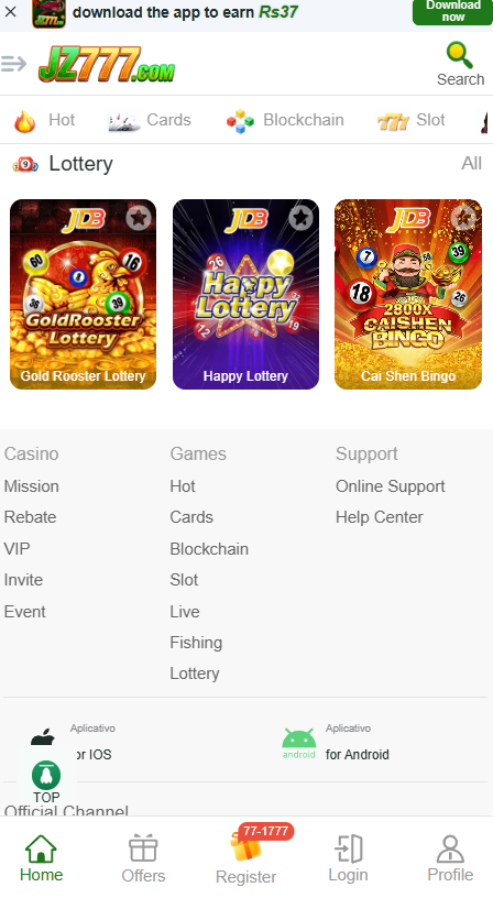 JZ777 Game Download Free (Latest Money Earning App) in Pakistan 2026