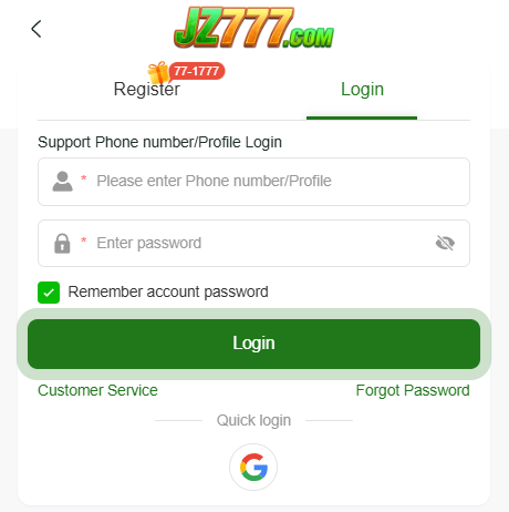 JZ777 Game Download  ,register, lognin