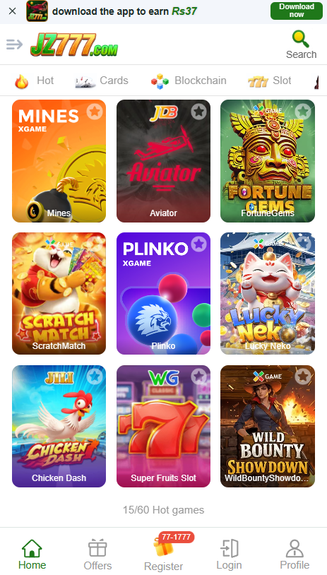 JZ777 Game Download Free (Latest Money Earning App) in Pakistan 2026