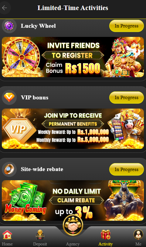 3R3R Game VIP Membership and Daily Bonus Rewards