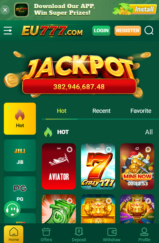 EU777 Game APK free download Android Pakistan