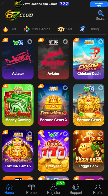 87 Club Game official APK